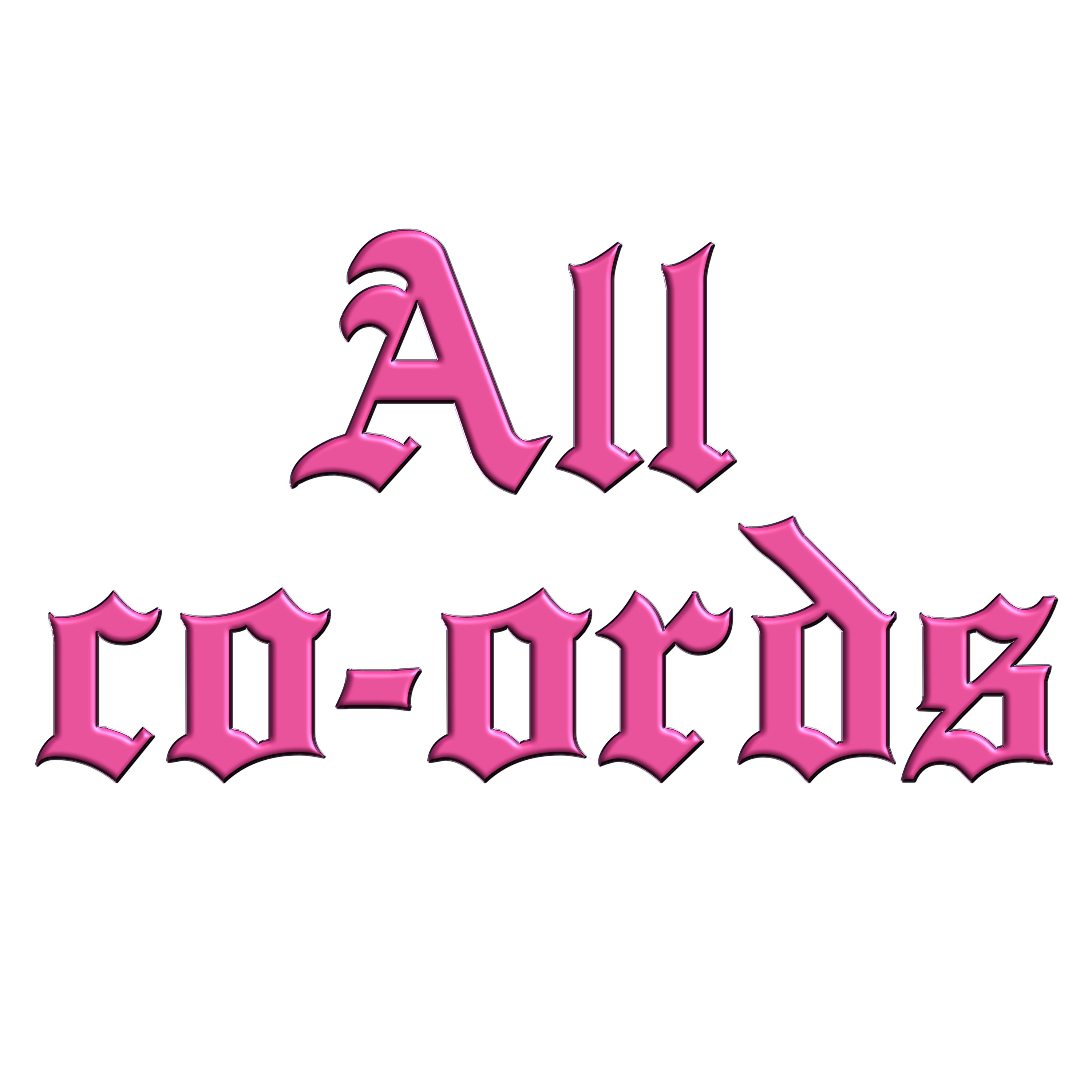All co-ords