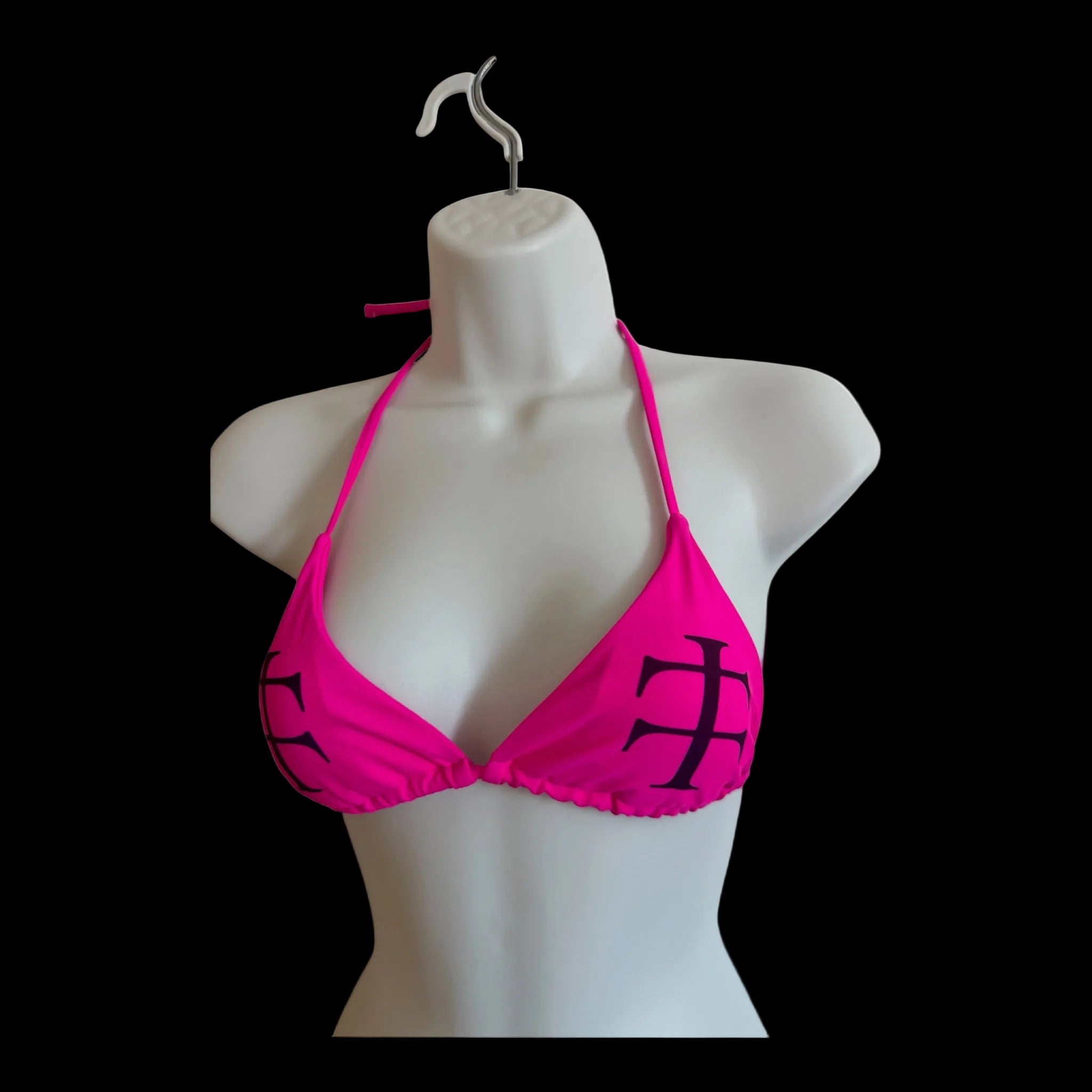 Pink bikini top