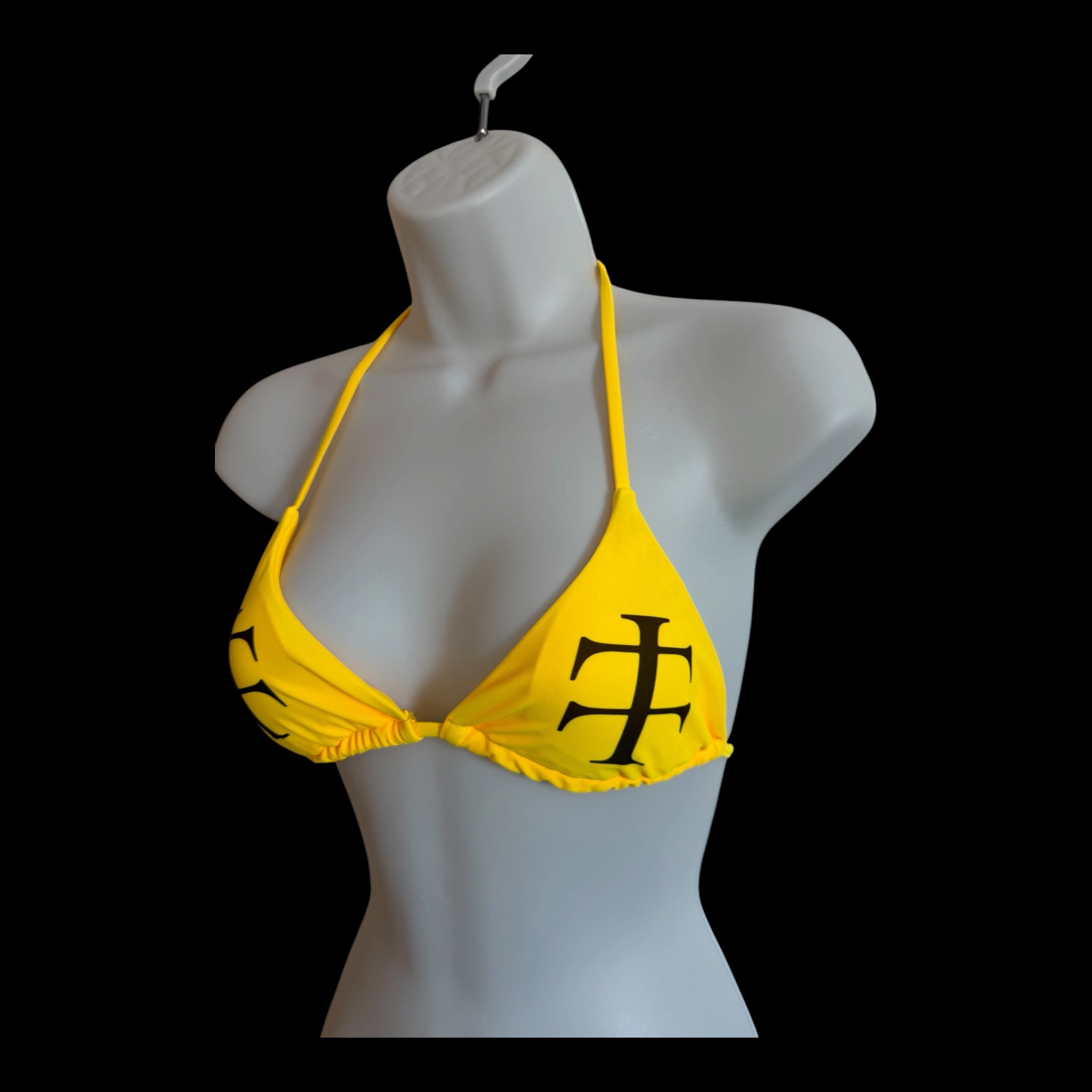 Yellow bikini top