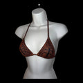 Snakeskin bikini top