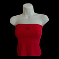 Red boob tube