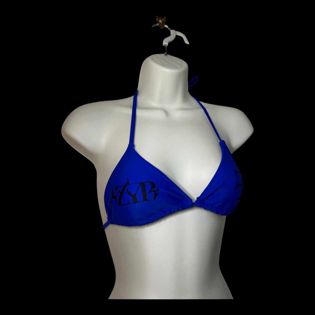 Royal blue bikini top