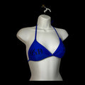 Royal blue bikini top