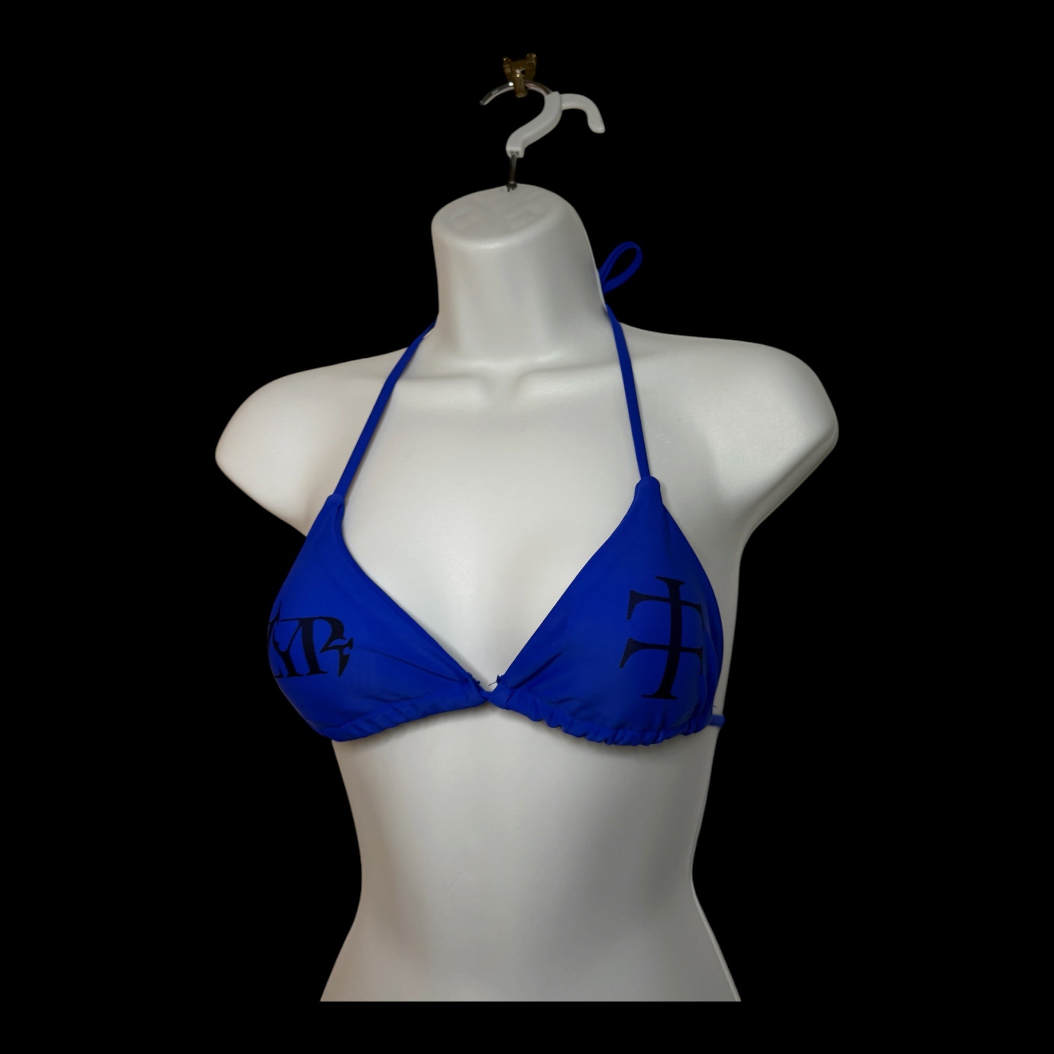 Royal blue bikini top
