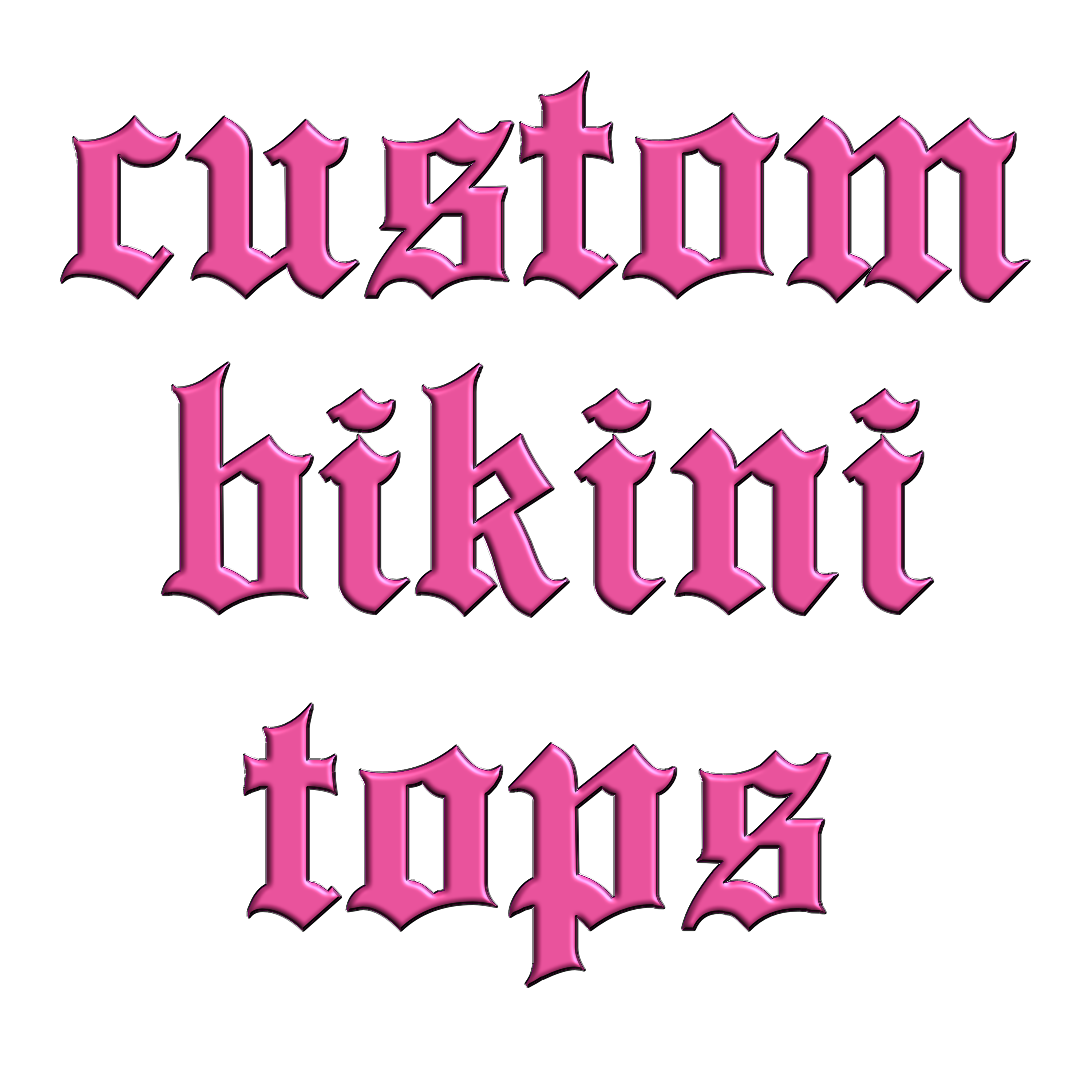 Custom BIkini Top
